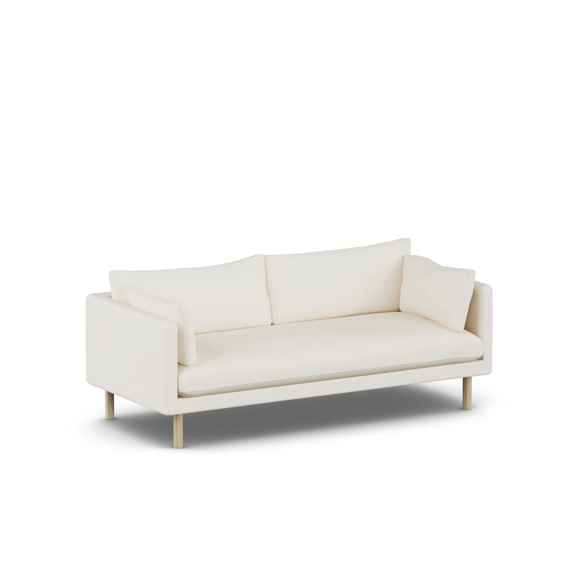 Linnevik soffa, Jump Off White 1954-vitoljad ek, 3-sits 1898