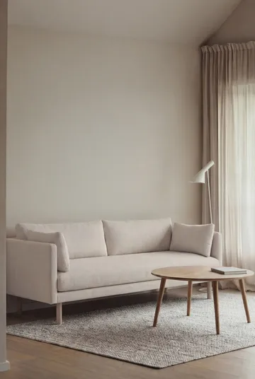 Linnevik soffa - Jump Off White 1954-vitoljad ek, 3-sits - 1898