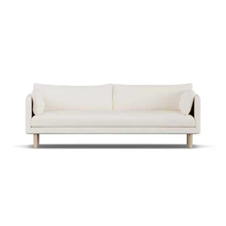 Linnevik soffa - Jump Off White 1954-vitoljad ek, 4-sits - 1898
