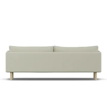 Linnevik soffa - Luiza Beige 3981-vitoljad ek, 4-sits - 1898
