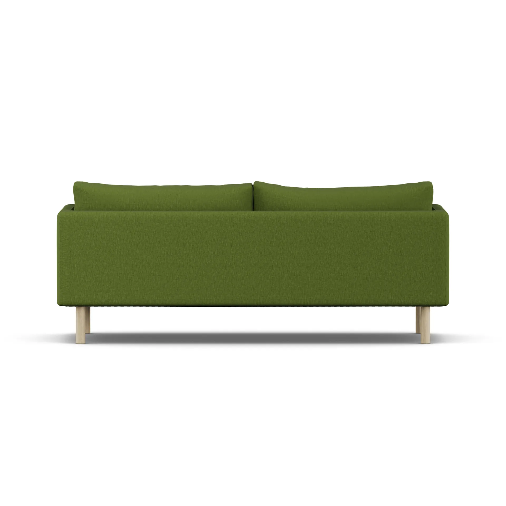 Linnevik soffa, Luiza Green 3975-vitoljad ek, 3-sits, utan kappa 1898