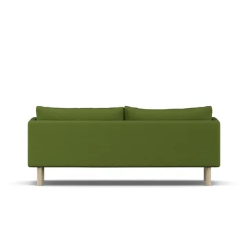 Linnevik soffa - Luiza Green 3975-vitoljad ek, 3-sits - 1898