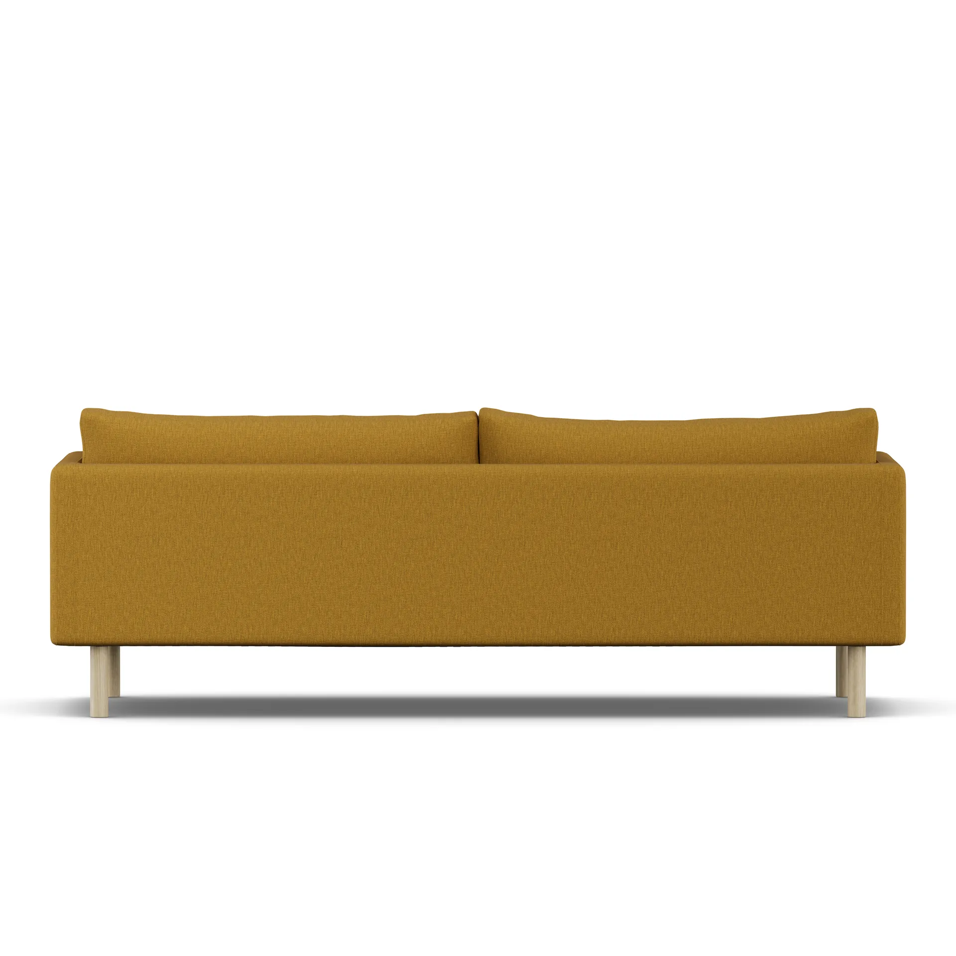 Linnevik soffa, Luiza Mustard 3972-vitoljad ek, 4-sits 1898