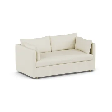 Linnevik soffa - Oslo Nature 1540-vitoljad ek, 2-sits, med kappa - 1898