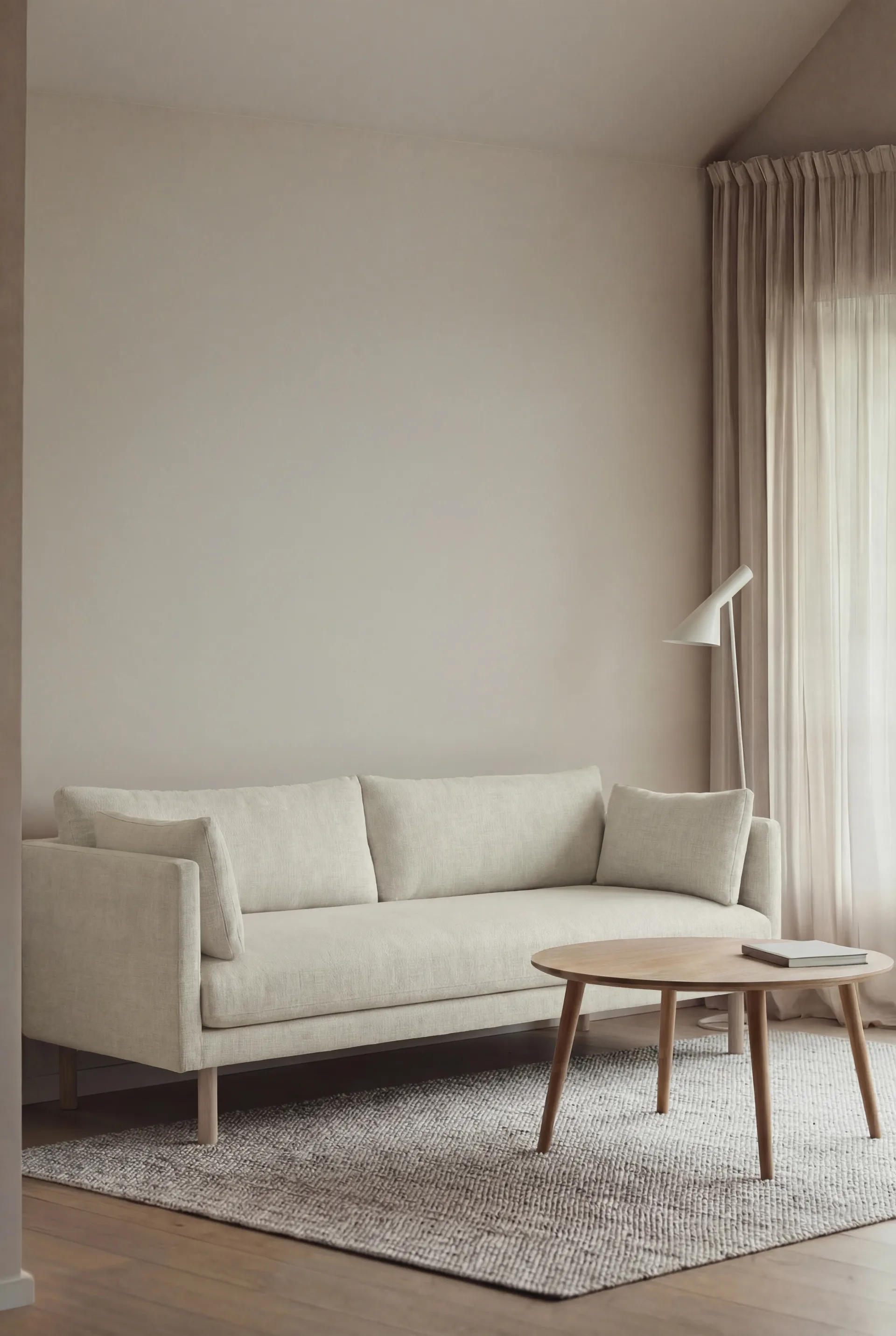 Linnevik soffa, Oslo Nature 1540-vitoljad ek, 3-sits 1898