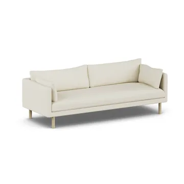 Linnevik soffa - Oslo Nature 1540-vitoljad ek, 4-sits, utan kappa - 1898