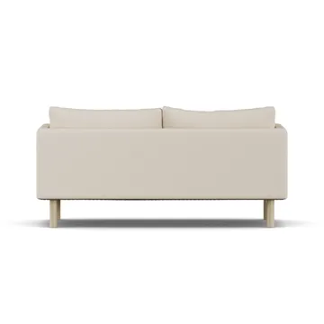 Linnevik soffa - Same Beige 6670-vitoljad ek, 2-sits, utan kappa - 1898