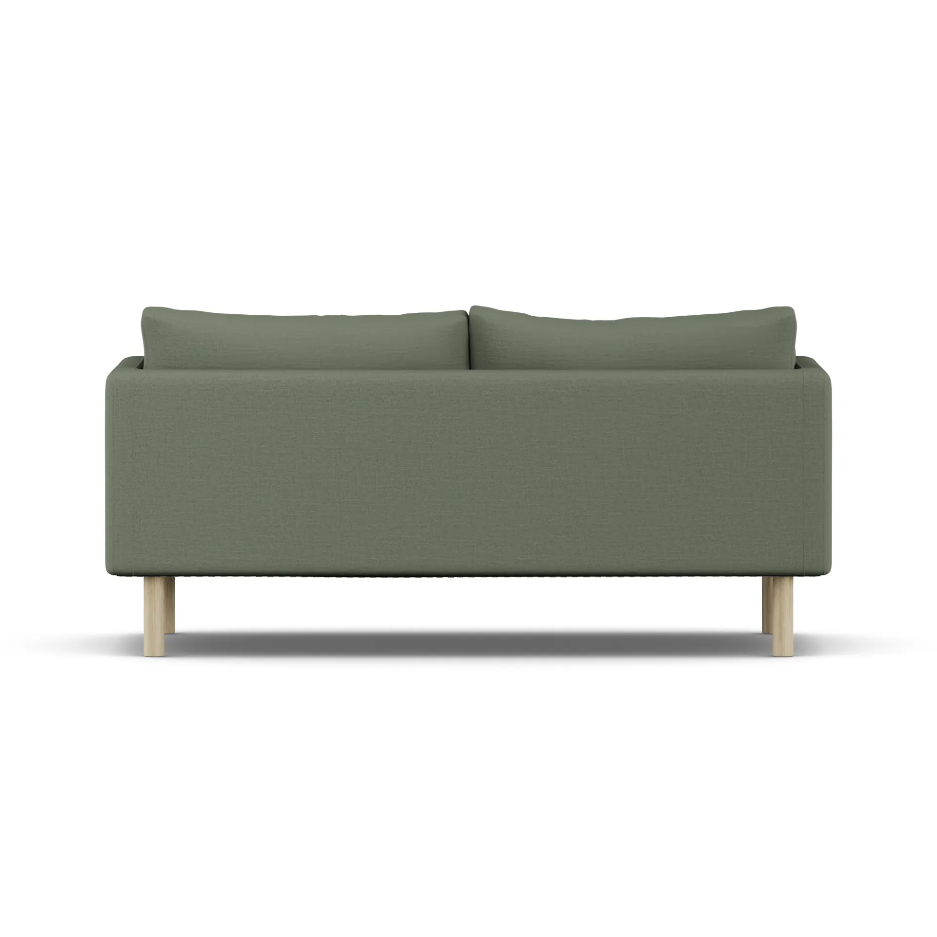 Linnevik soffa, Same Forest 6677-vitoljad ek, 2-sits, utan kappa 1898