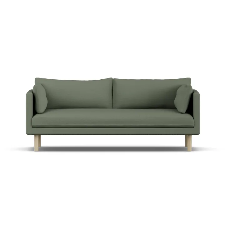 Linnevik soffa - Same Forest 6677-vitoljad ek, 3-sits - 1898