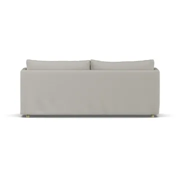 Linnevik soffa - Same Grey 6673-vitoljad ek, 3-sits, med kappa - 1898