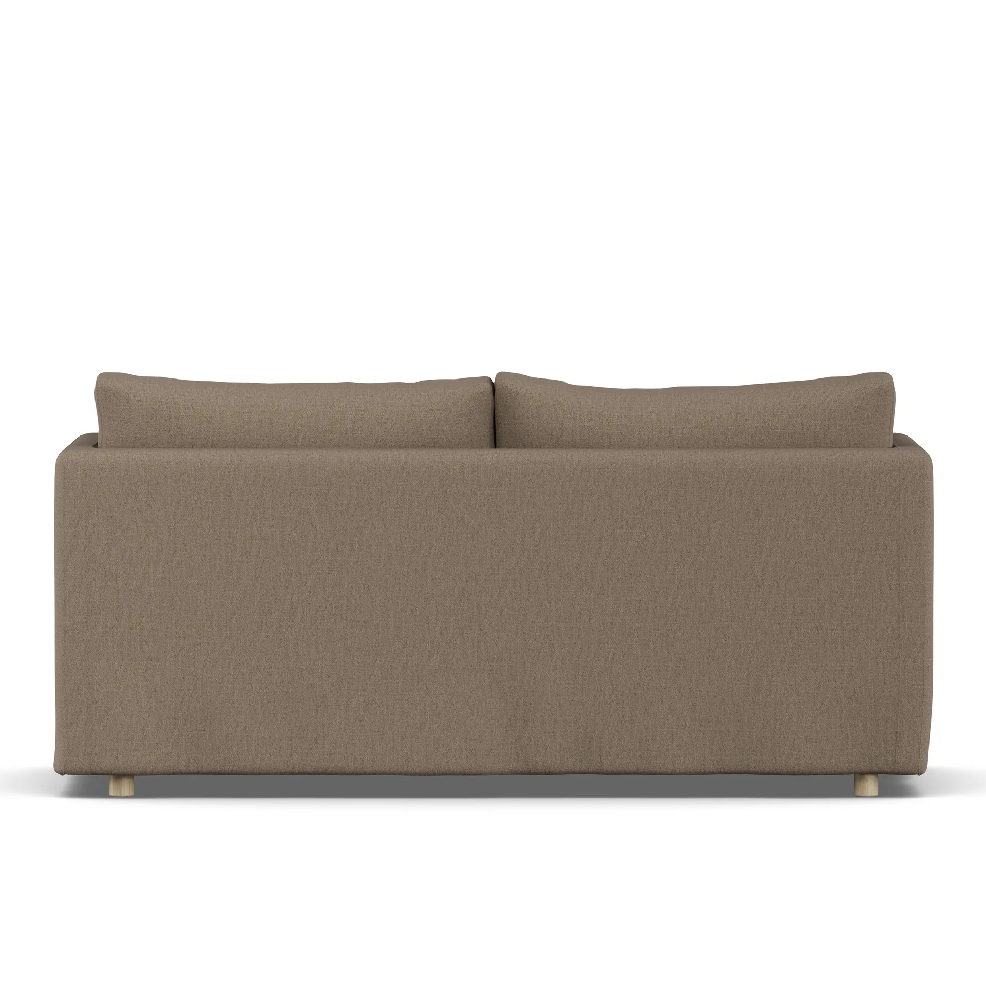 Linnevik soffa, Same Mole 6674-vitoljad ek, 2-sits, med kappa 1898