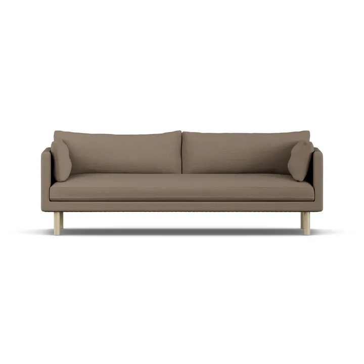 Linnevik soffa - Same Mole 6674-vitoljad ek, 4-sits - 1898