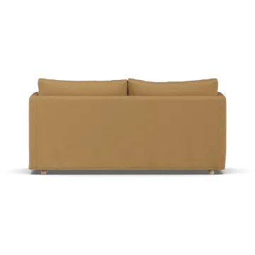 Linnevik soffa - Same Ochre 6676-vitoljad ek, 2-sits, med kappa - 1898
