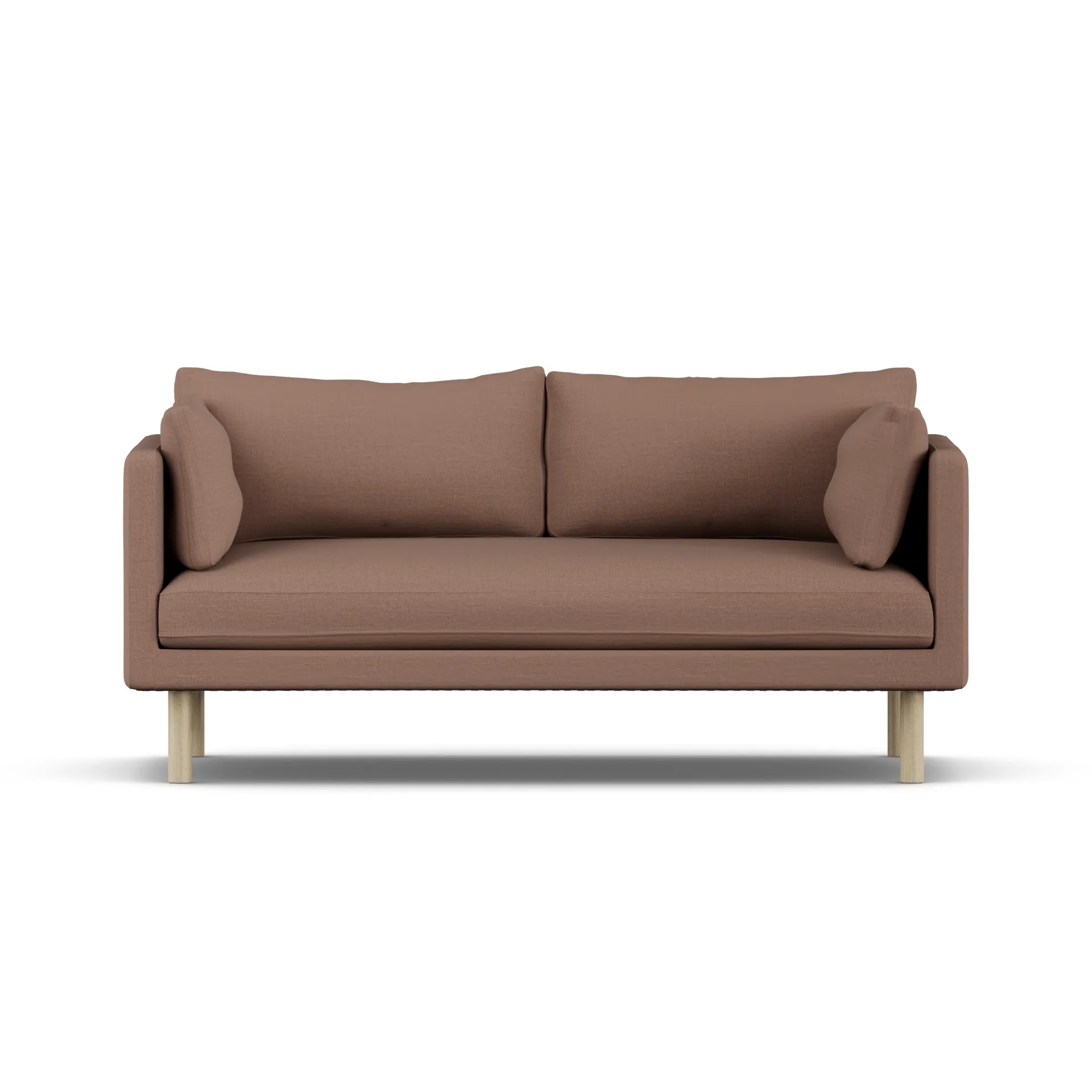 Linnevik soffa, Same Rust 6675-vitoljad ek, 2-sits, utan kappa 1898