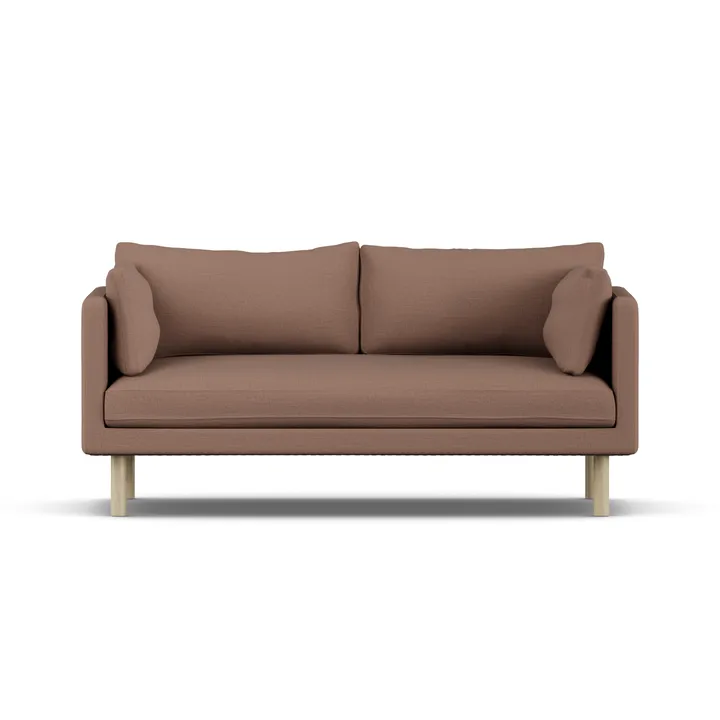 Linnevik soffa - Same Rust 6675-vitoljad ek, 2-sits, utan kappa - 1898