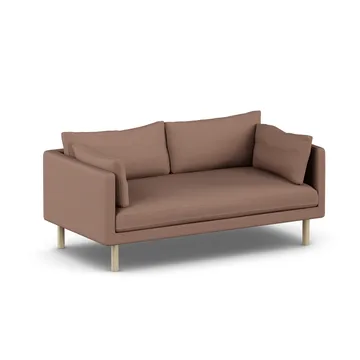 Linnevik soffa - Same Rust 6675-vitoljad ek, 2-sits, utan kappa - 1898