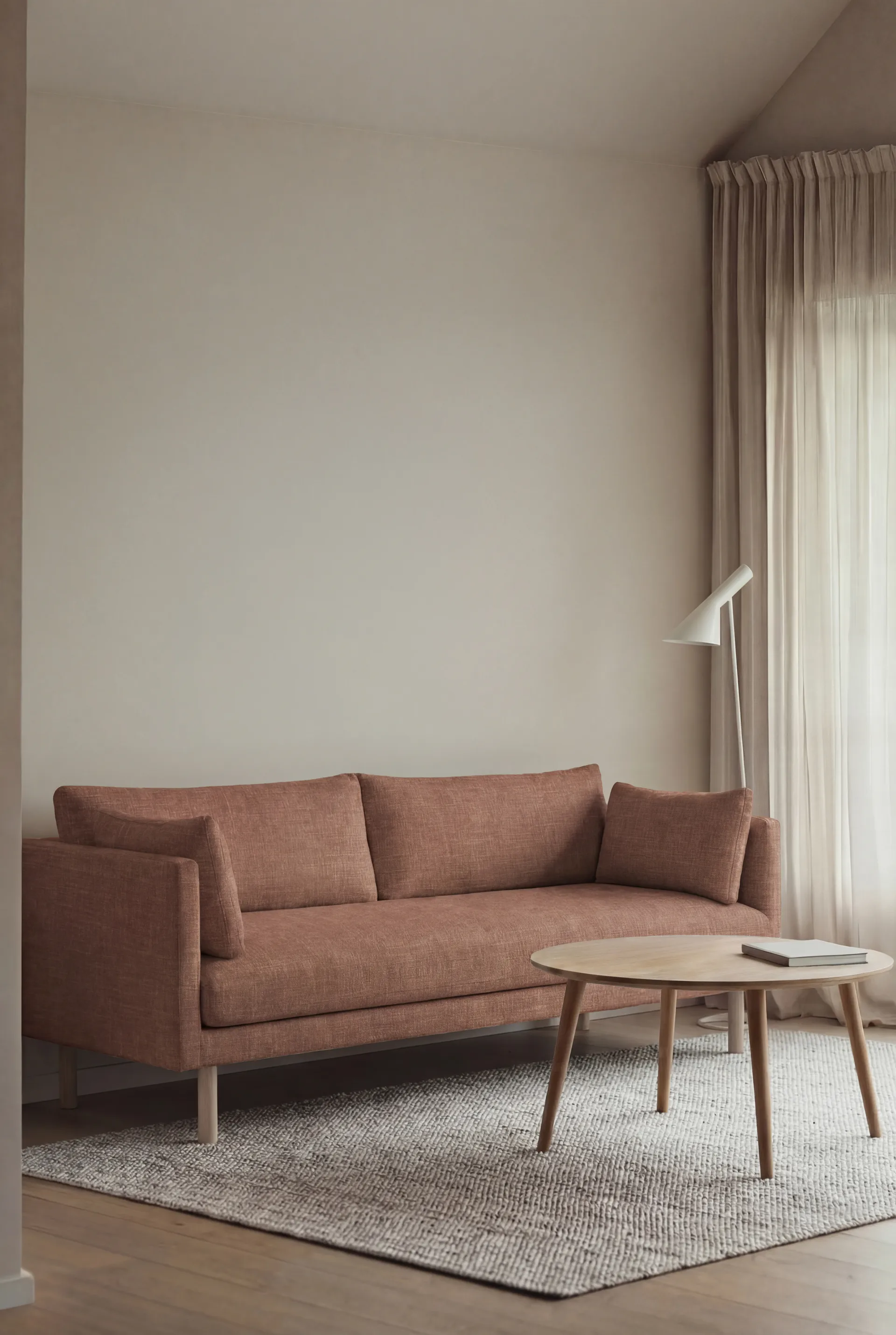 Linnevik soffa, Same Rust 6675-vitoljad ek, 3-sits 1898