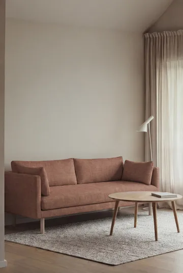 Linnevik soffa - Same Rust 6675-vitoljad ek, 3-sits - 1898