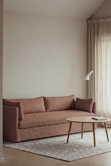 Linnevik soffa - Same Rust 6675-vitoljad ek, 4-sits, med kappa - 1898