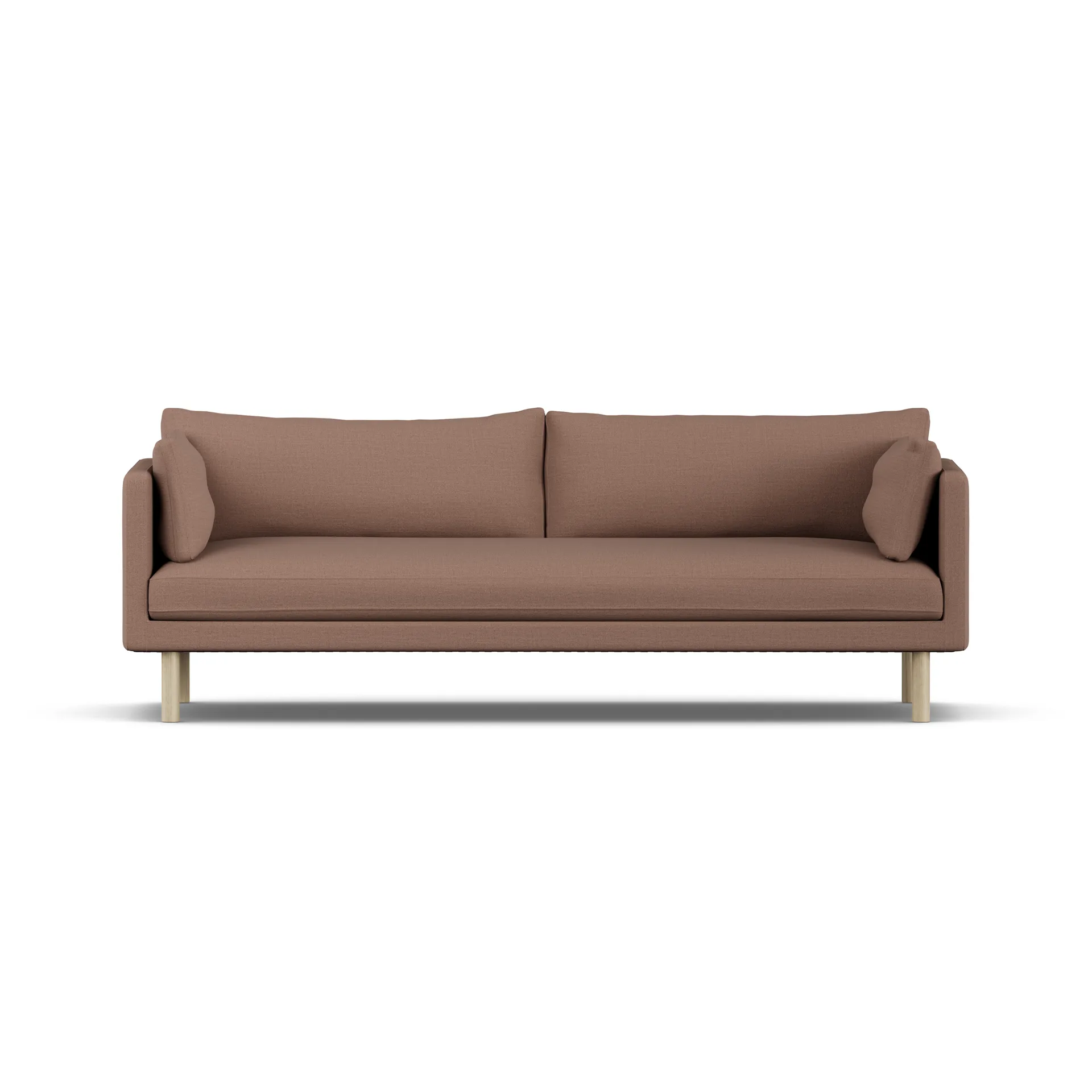 Linnevik soffa, Same Rust 6675-vitoljad ek, 4-sits, utan kappa 1898