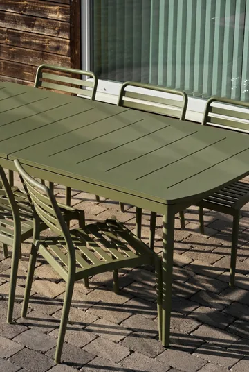 Marsala förlängningsbart matbord - Moss green, 208-288 cm - 1898
