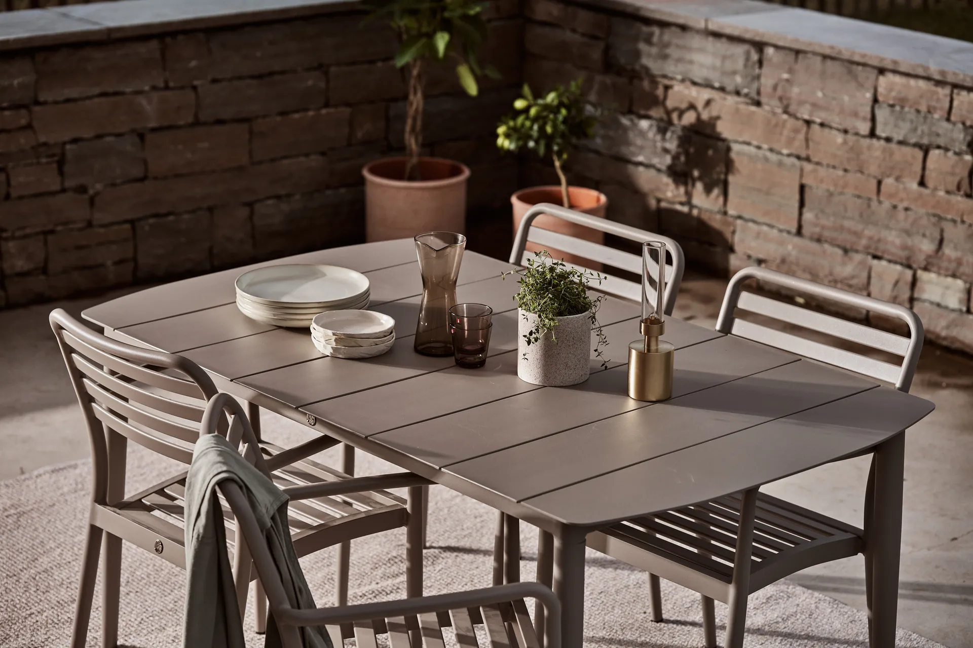 Marsala matbord, Taupe, 152x90 cm 1898