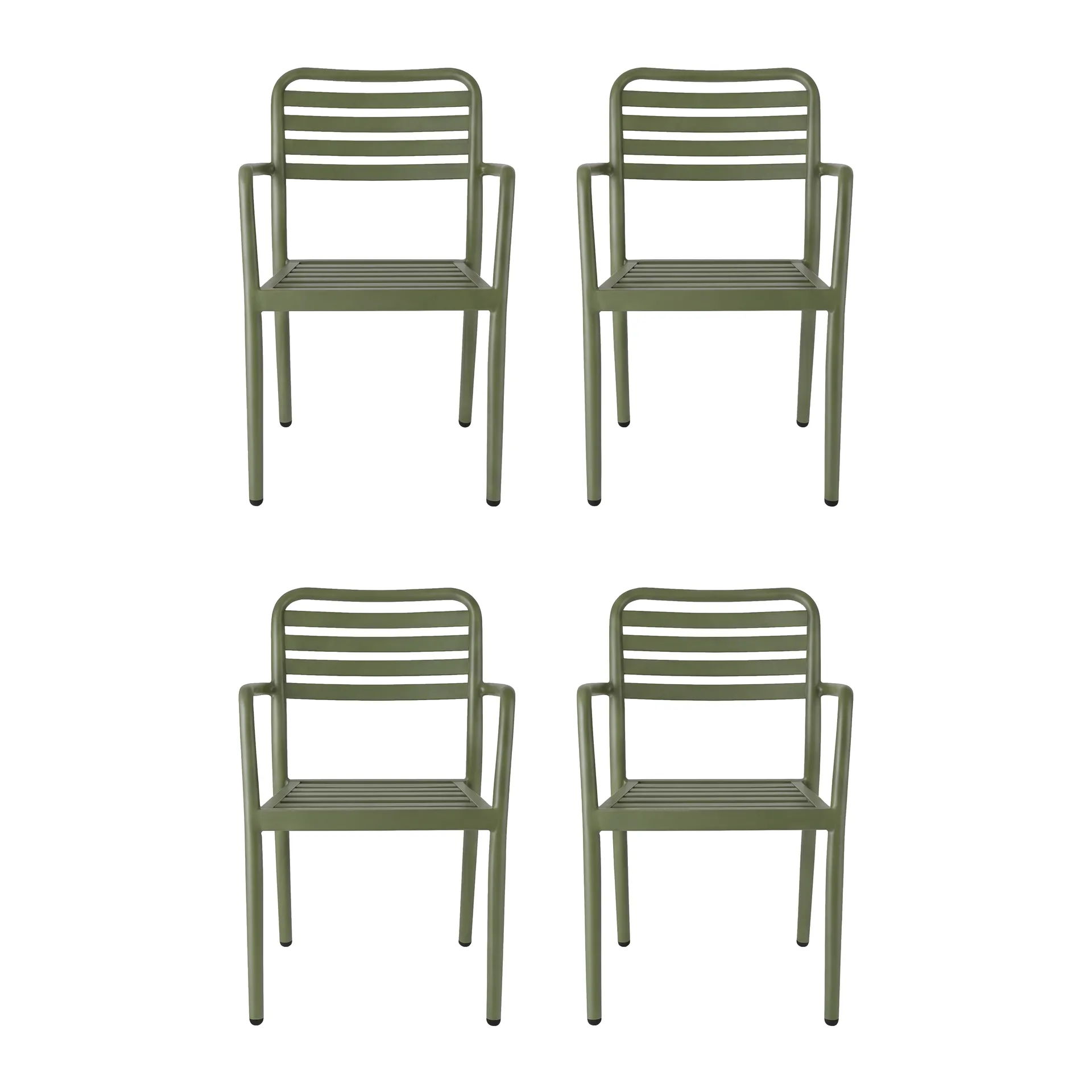 Messina karmstol, Moss green, 4-pack,  1898