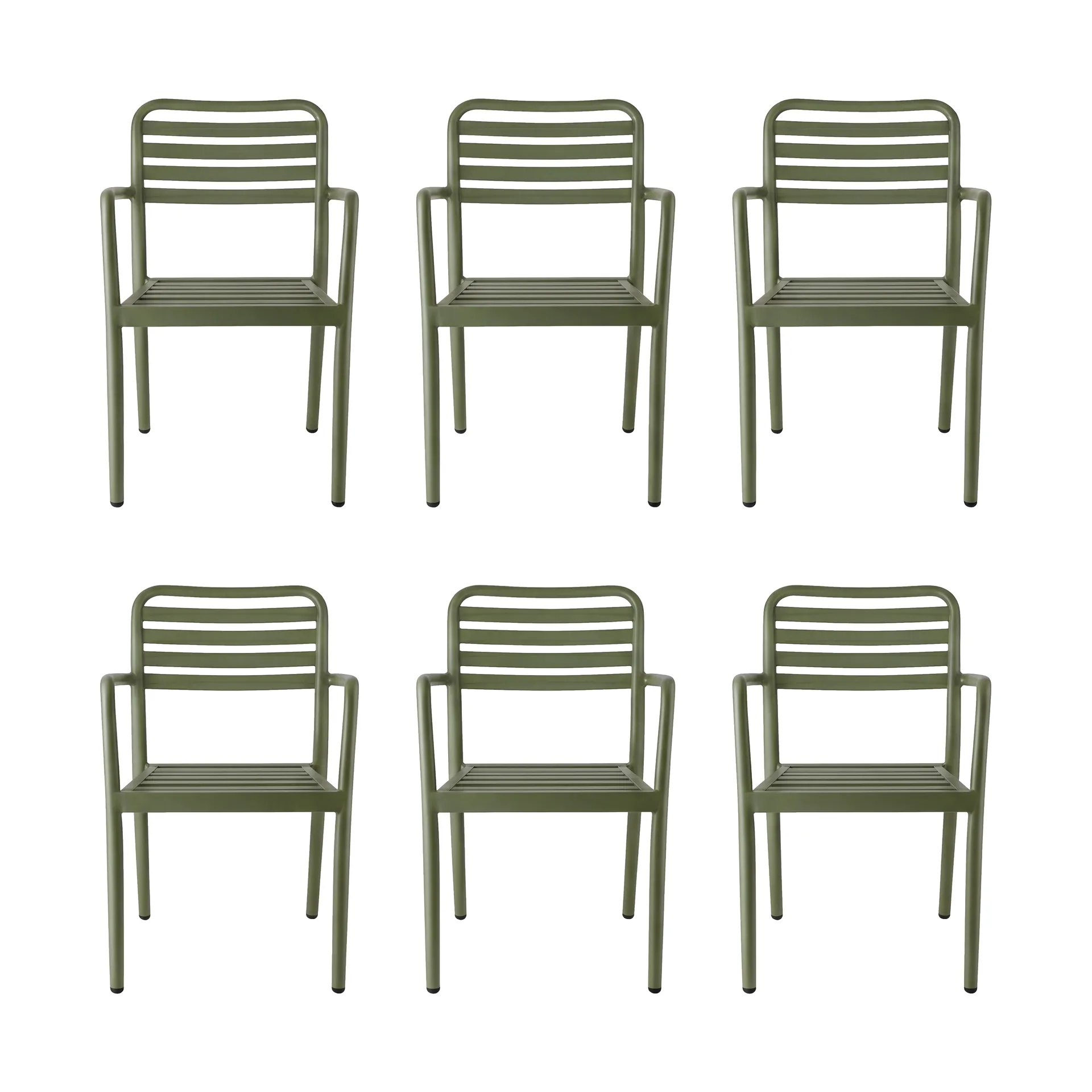 Messina karmstol, Moss green, 6-pack,  1898