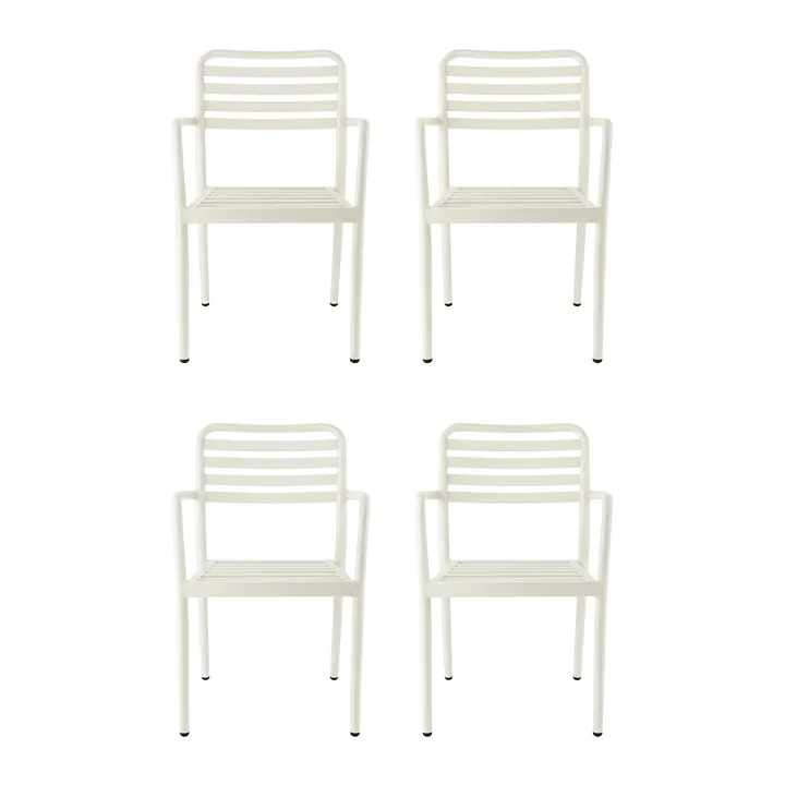 Messina karmstol, Off white, 4-pack - 1898