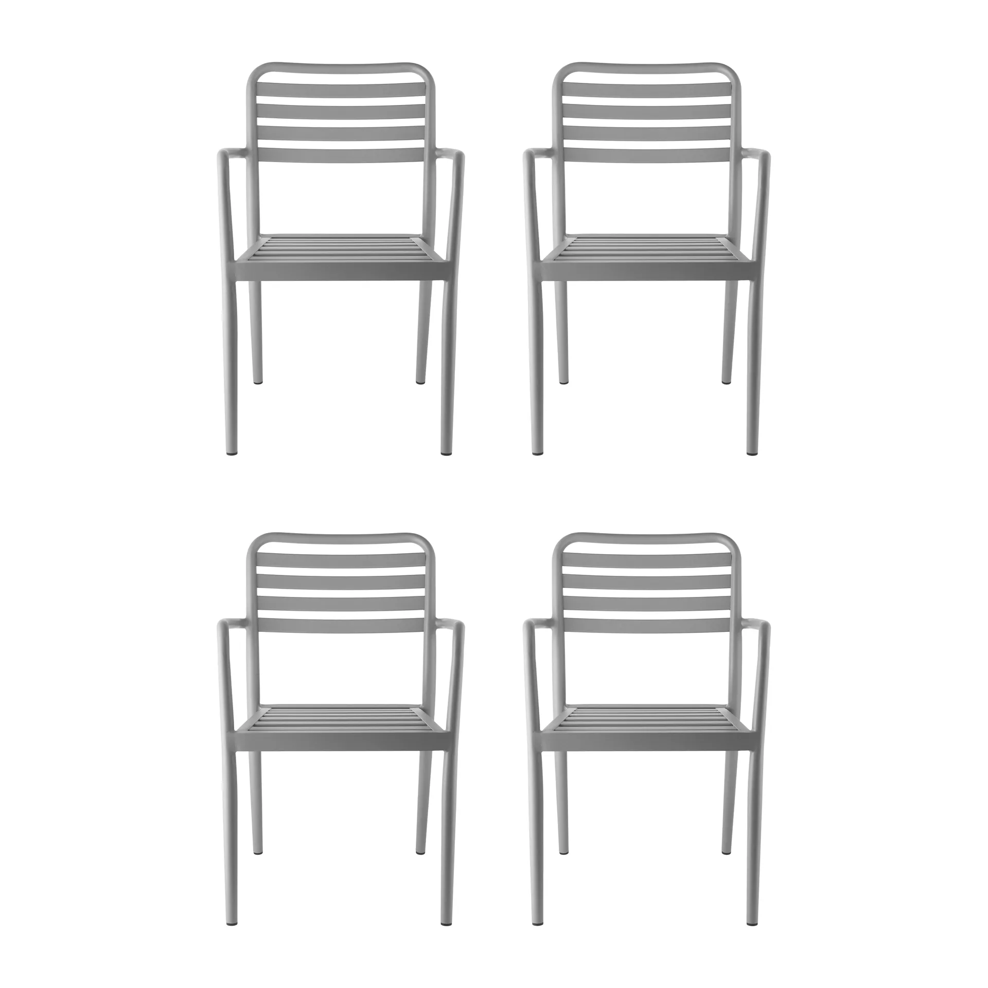 Messina karmstol, Taupe, 4-pack 1898