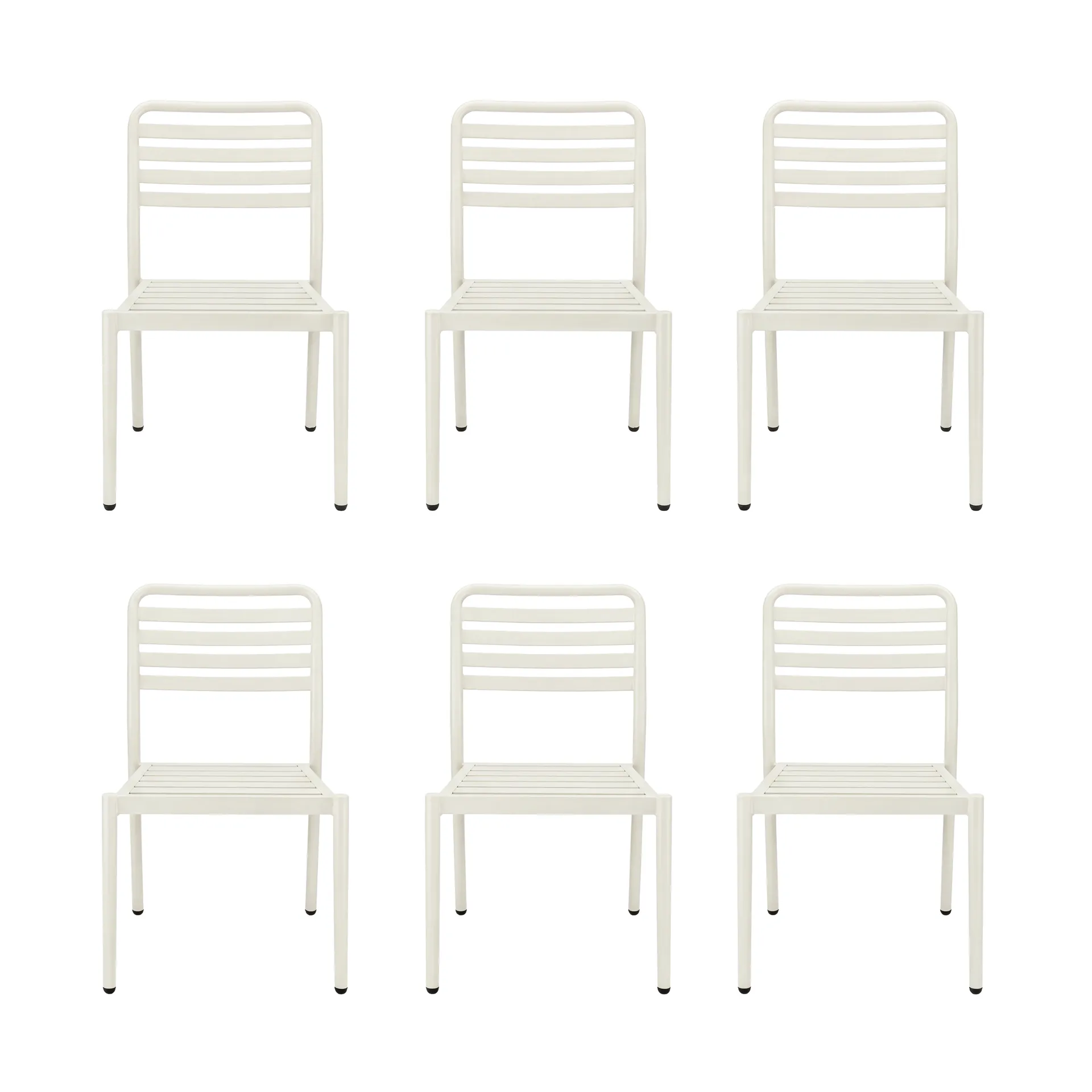 Messina stol, Off white, 6-pack,  1898