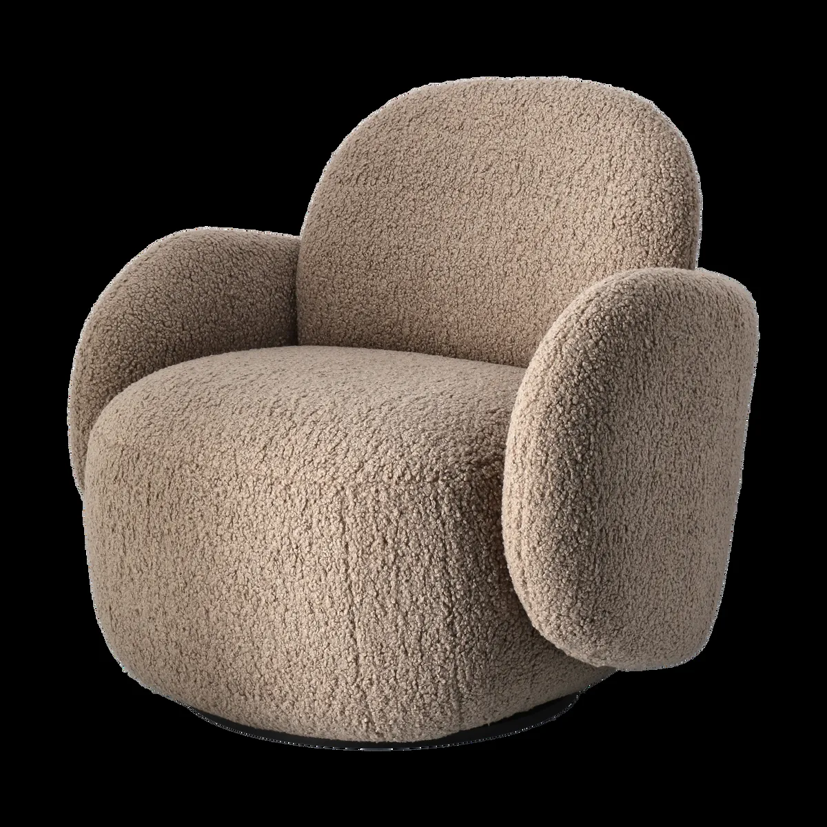 1898 Mo fåtölj med snurrfunktion Glore brown