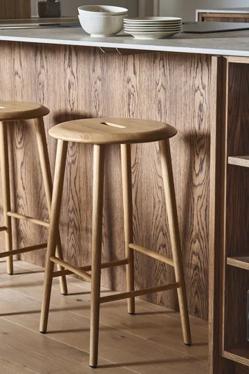 Norrabo barpall 65 cm - Naturlackad ek - 1898