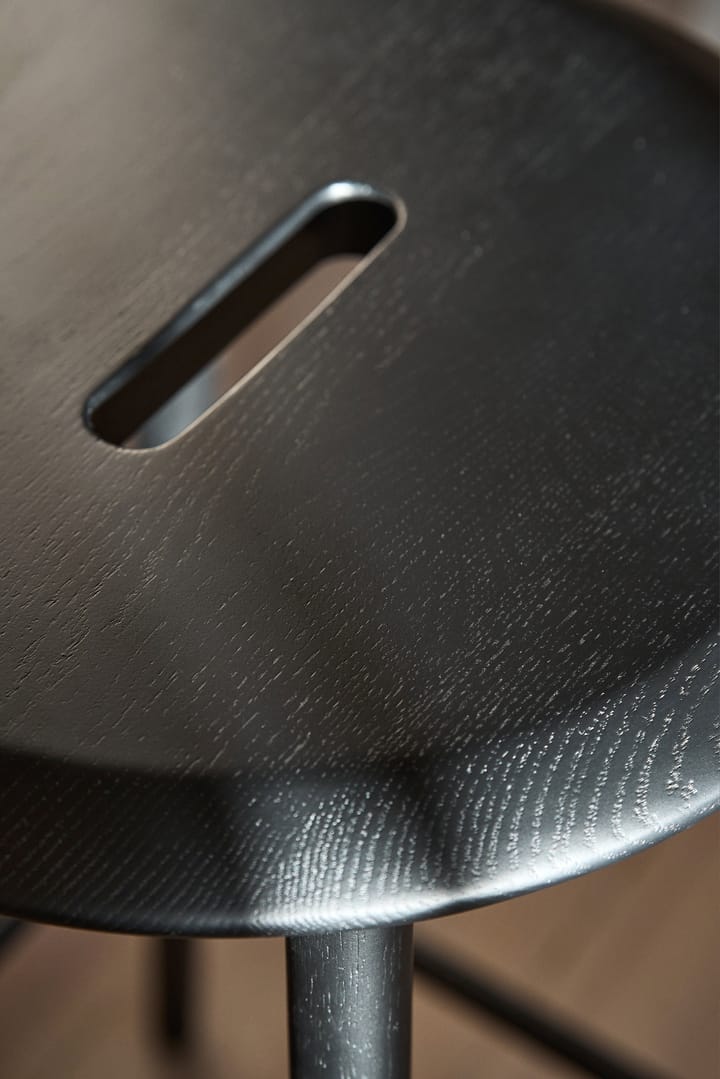 Norrabo barpall 65 cm, Svartlackad ek 1898