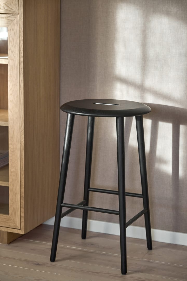 Norrabo barpall 65 cm, Svartlackad ek 1898