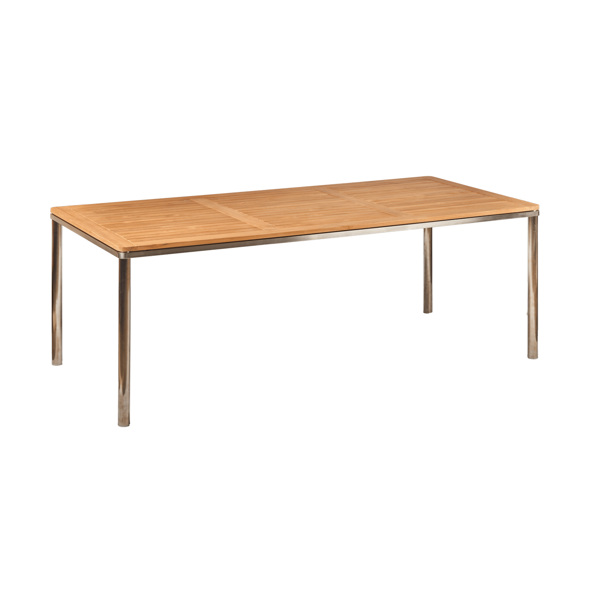 1898 Rörvik matbord 220x100x76 cm | Skandinavisk Design | Trädgårdsbord | Brun