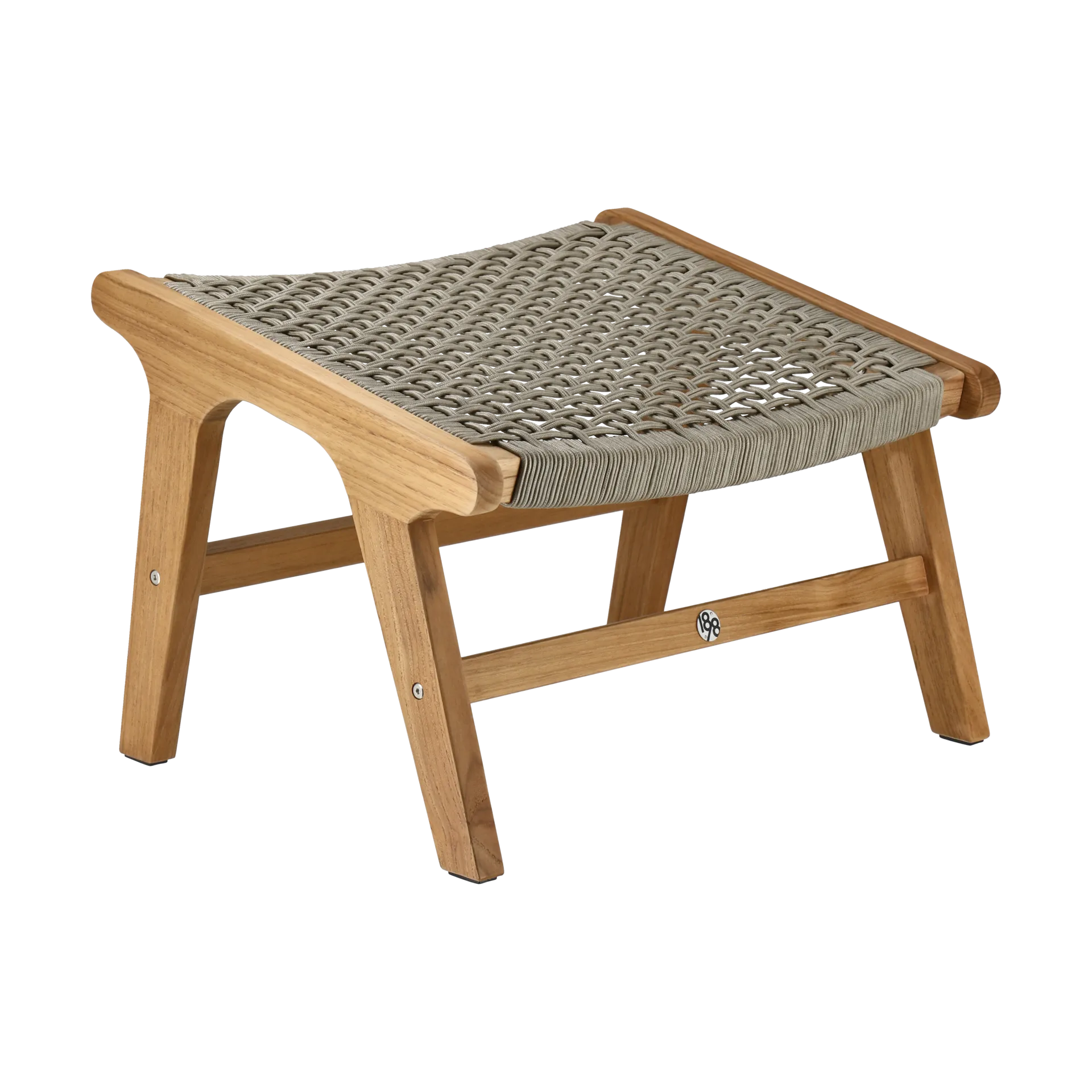 Sandvik fotpall, Teak 1898