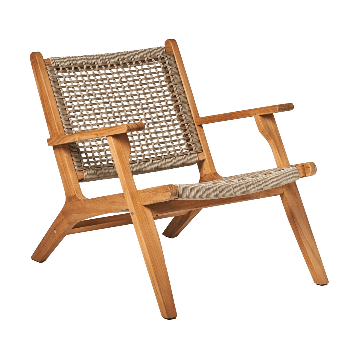1898 Sandvik loungefåtölj Teak | Skandinavisk Design | Trädgårdsfåtöljer | Brun