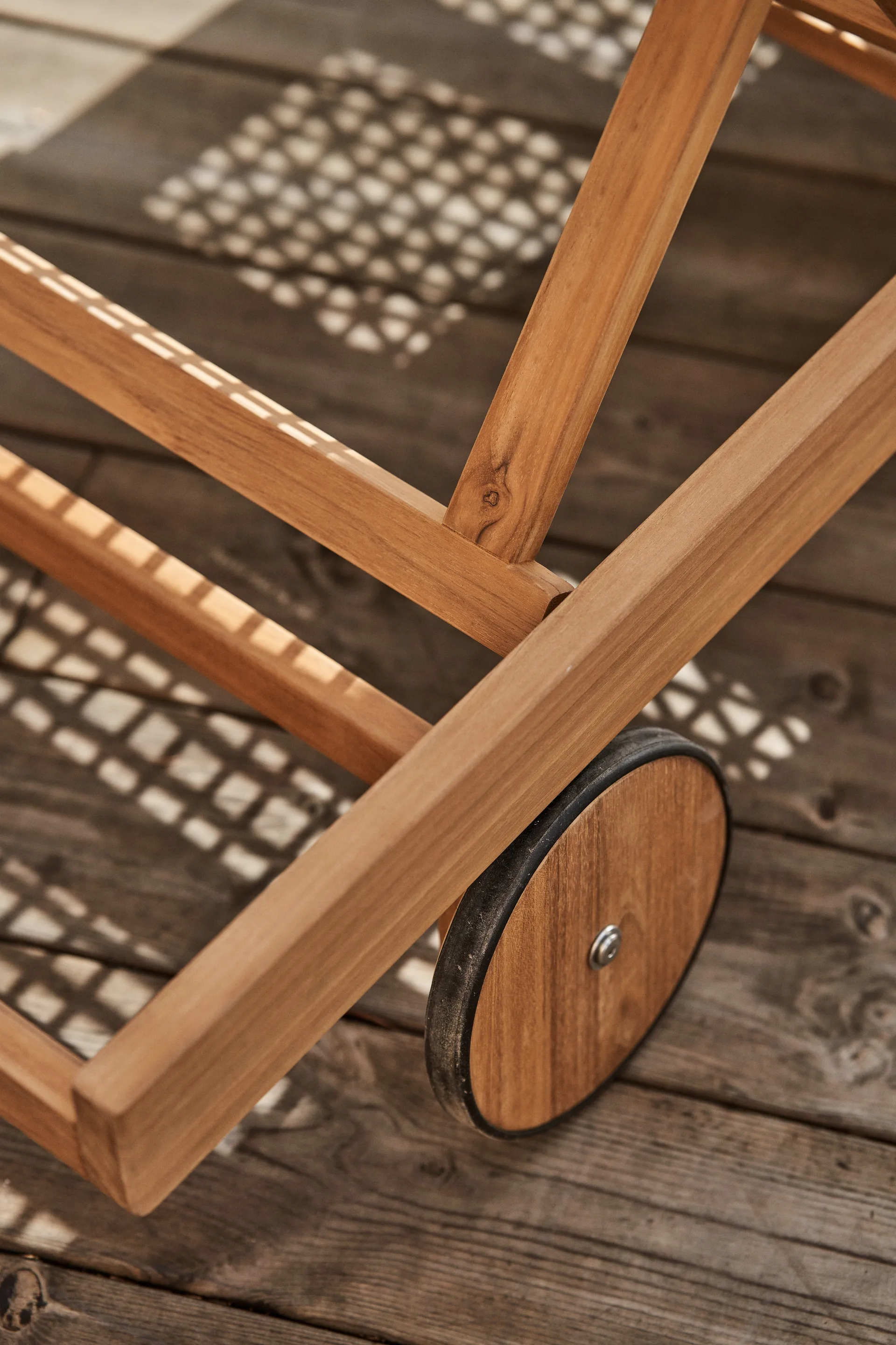 Sandvik solsäng, Teak 1898