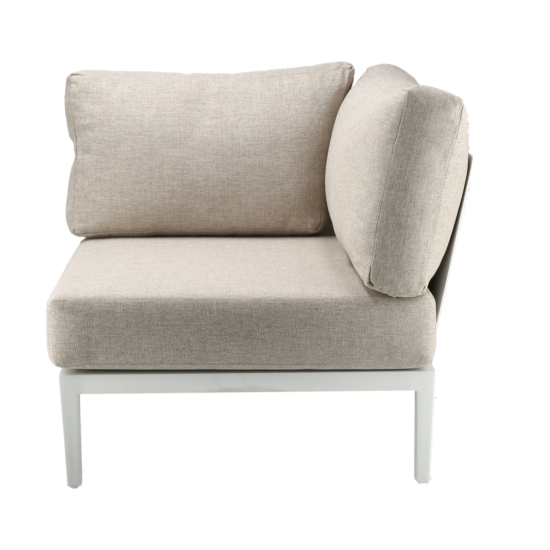 Santander modulsoffa hörnmodul, Vit-beige 1898