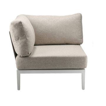 Santander modulsoffa hörnmodul - Vit-beige - 1898