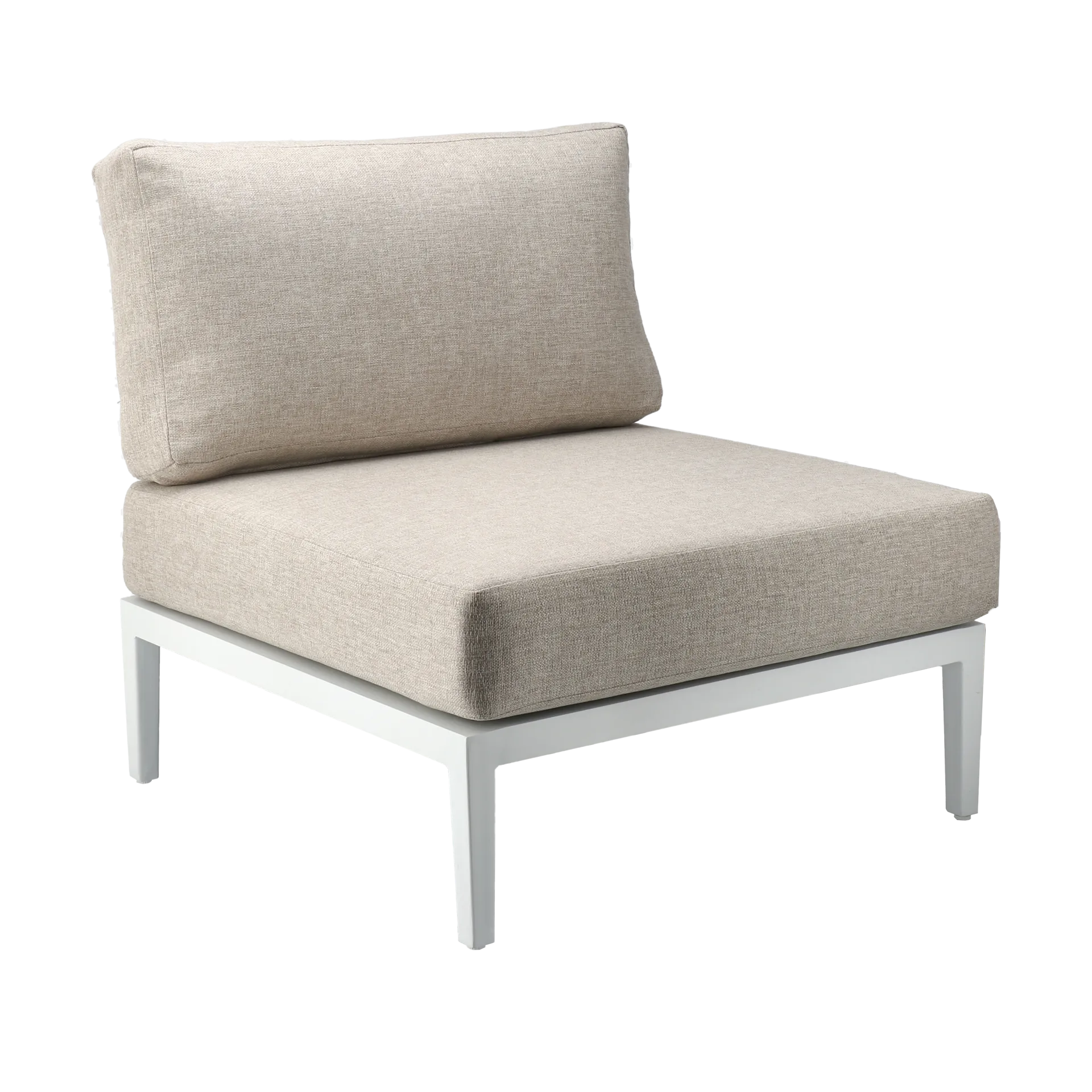 Santander modulsoffa mittmodul, Vit-beige 1898