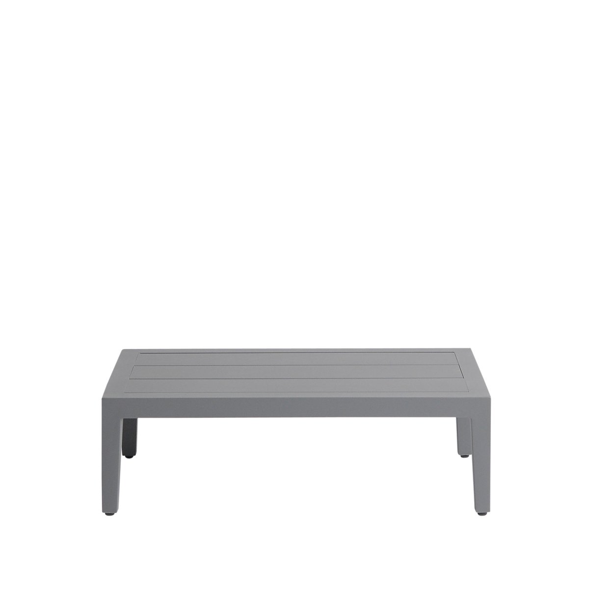1898 Santander sidobord 75x43x24 cm Grå aluminium | Skandinavisk Design | Trädgårdsbord | Grå