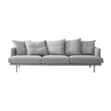 Sjövik 3,5-sits soffa - Bern 0348 Grey-vitoljad ek - 1898