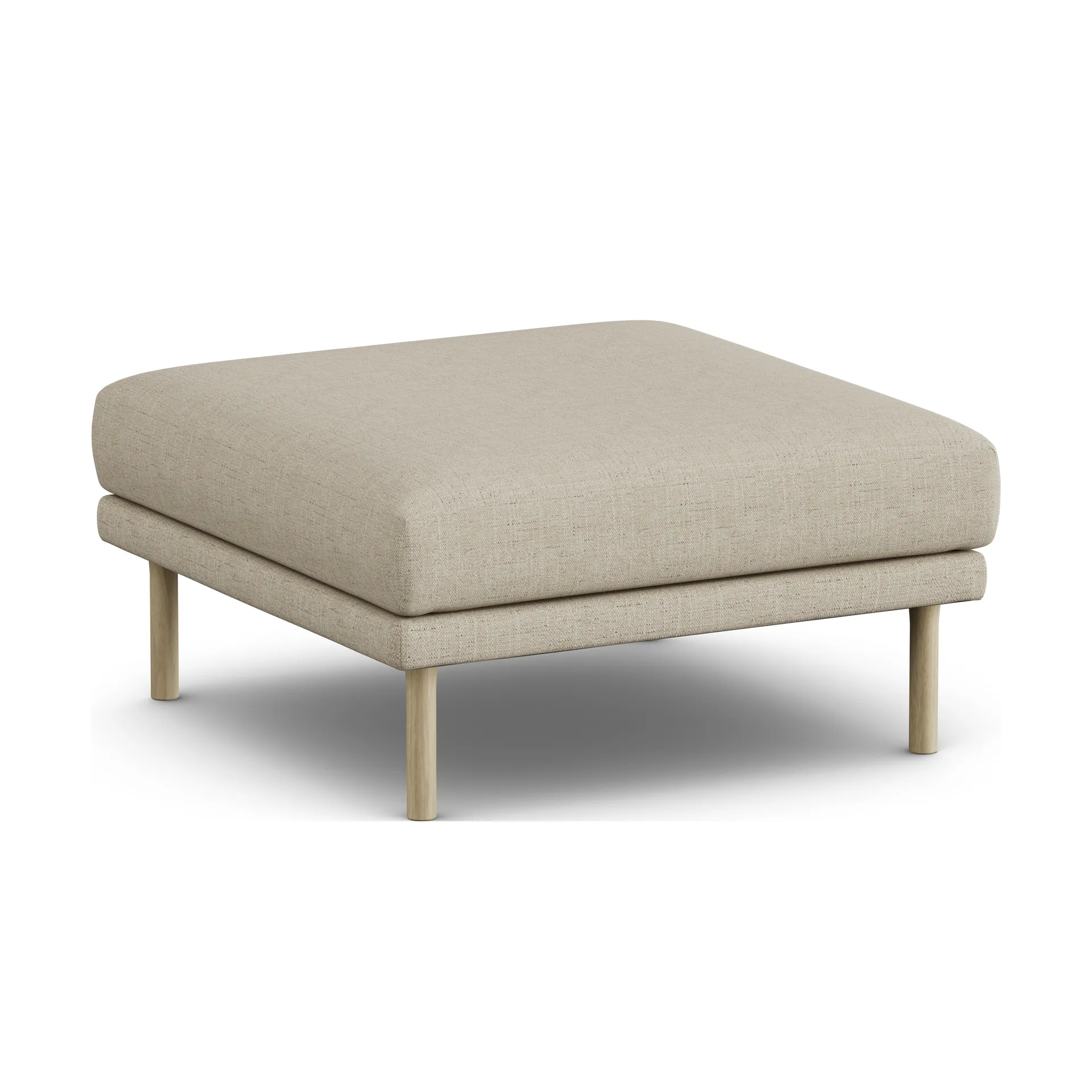 Sjövik fotpall, Bern Beige 0341-vitoljad ek 1898