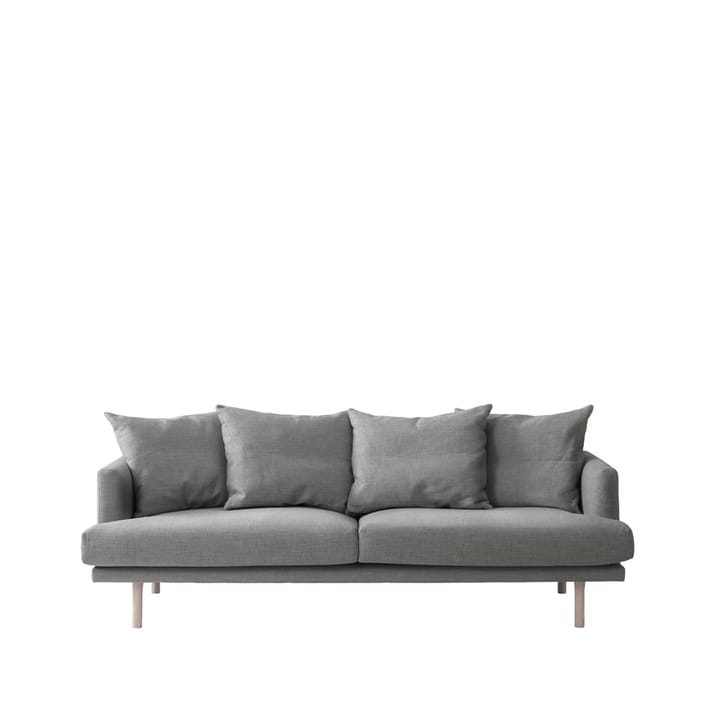 Sjövik soffa 3-sits - Bern 0349 dark grey-vitoljade ekben - 1898