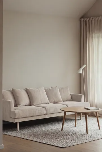 Sjövik soffa - Jump Beige 1956-vitoljad ek, 3,5-sits - 1898