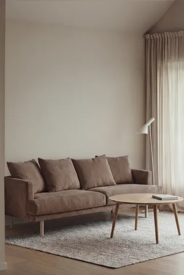 Sjövik soffa - Jump Brown 1955-vitoljad ek, 3-sits - 1898