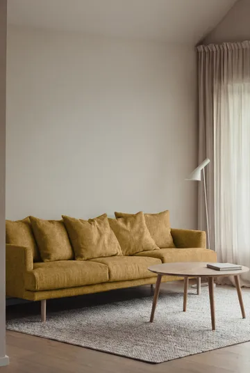 Sjövik soffa - Luiza Mustard 3972-vitoljad ek, 3,5-sits - 1898