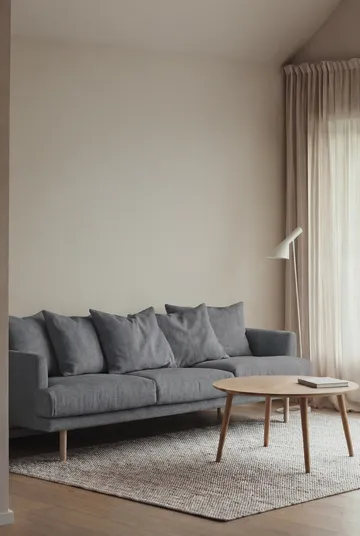 Sjövik soffa - Same Blue 6678-vitoljad ek, 3,5-sits - 1898